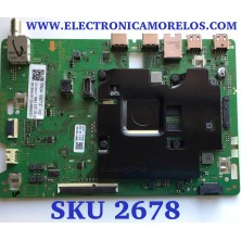 MAIN PARA SMART TV SAMSUNG 4K CON HDR RESOLUCION ( 3840 X 2160 ) / NUMERO DE PARTE / BN94-16871Z / BN41-02853A / BN97-18613A / BN97-18180X / DISPLAY BN9652421A / BN96-52421A / PANEL CY-SA043HGNV1H / MODELO UN43AU8000FXZA DA01